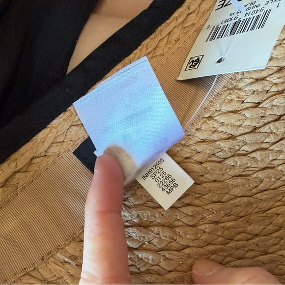 INC Chiffon Tie Straw Visor - Picture 9 of 12